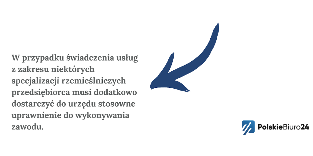 rejestracja firmy w niemczech - wymagania w przypadku niektórych usług